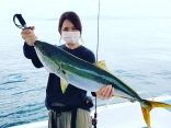 広島湾内ブリ釣れました。