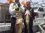 佐賀市 平木さんら４名でアラ２２kgと１７kgのBIG釣果です。