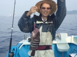 鯛ラバで松尾さんに1キロのマハタ