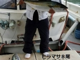 苅田町 潮下さんら２名の釣果●ヒラマサ７kg