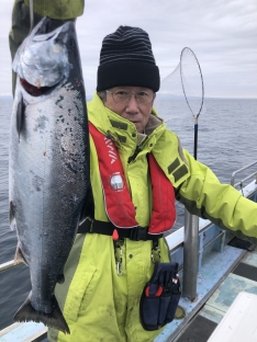 ３５末広丸 北海道 白老港 つりー
